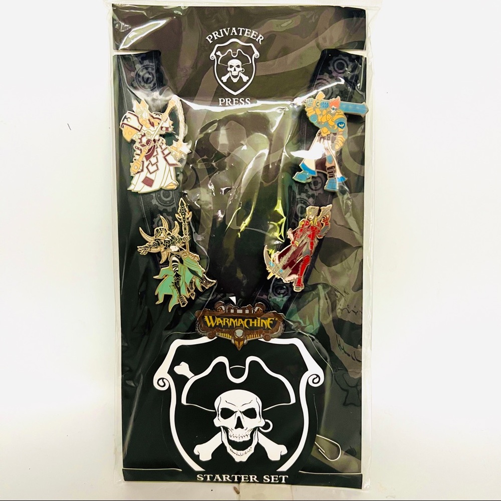 Privateer Press Warmachine + 4 other pins. Starter set